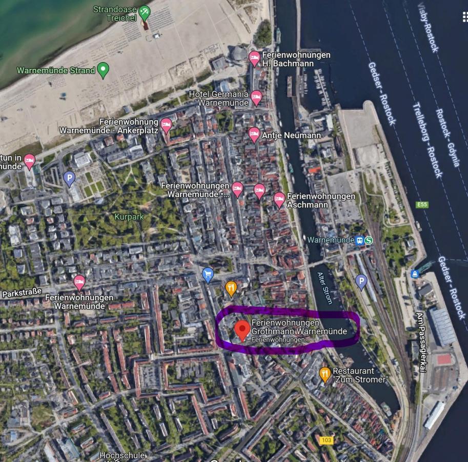Zur Duene Warnemuende Villa Rostock Ngoại thất bức ảnh